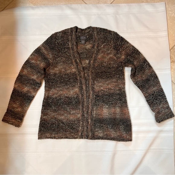 Additions by chico’s Open Cardigan Wool Blend Sz 1‎ (M/8) EUC - Picture 3 of 12